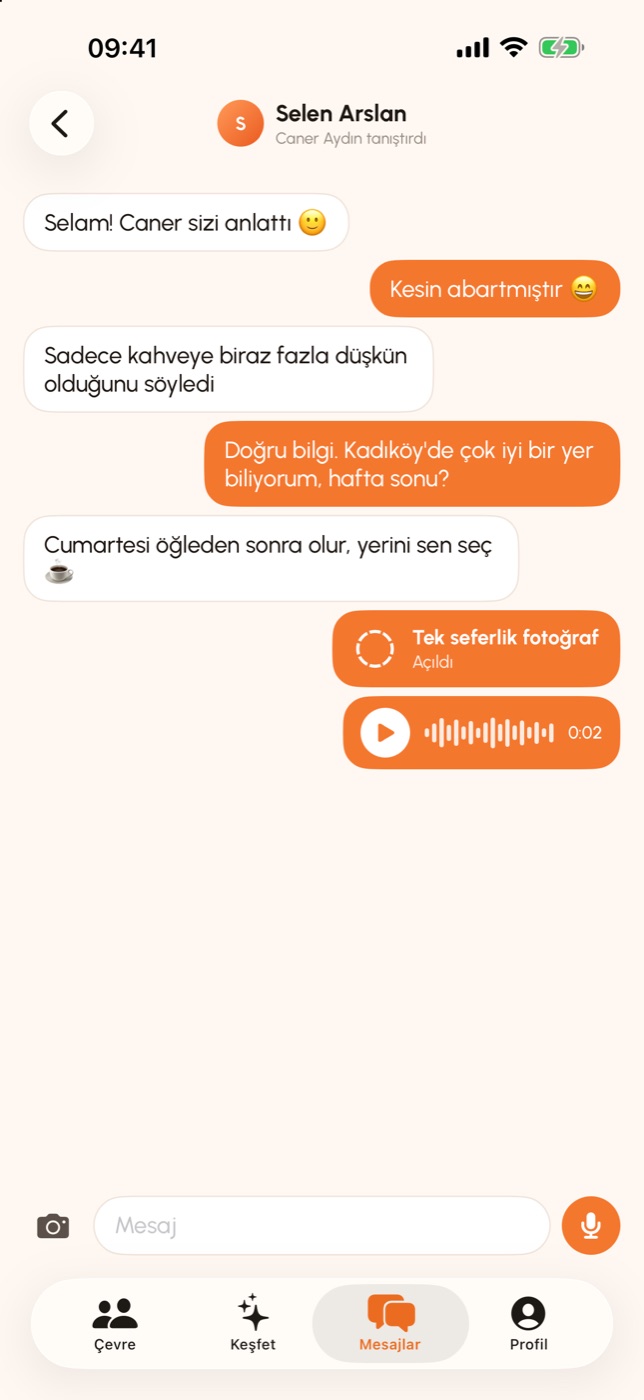 İki evet, bir sohbet.